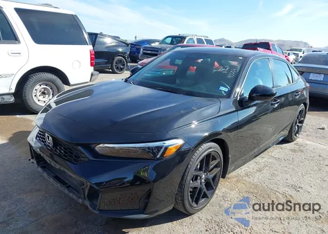 2025 Honda Civic Sport from USA, damaged, VIN 2HGFE2F57SH563752